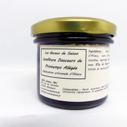 Confiture Douceurs de Printemps allégée-fraise-rhubarbe-confit-chutney-sirops-vinaigre-Bocaux-saison-Alsace-Strasbourg-Molsheim